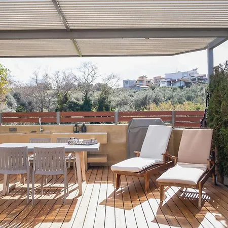 Glaros Twin, Flats W. Private Garden Near Appartamento Daratsos